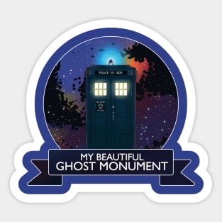 My Beautiful Ghost Monument Sticker